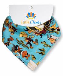 Blue Cowboy Little Chief Bandana Bib